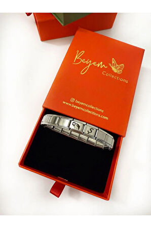 Kendin Çizdir Italyan Charm Kişiye Özelleştirilmiş Tekli Bileklik