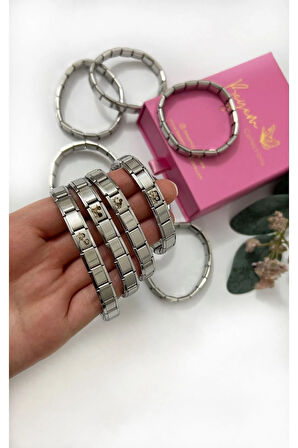 Kendin Çizdir Italyan Charm Kişiye Özelleştirilmiş Tekli Bileklik