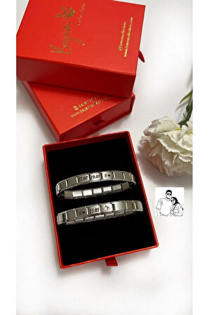 Kendin Çizdir Italyan Charm Kişiye Özelleştirilmiş Tekli Bileklik