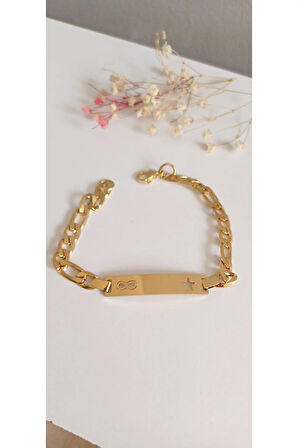 ÇELİK BİLEKLİK KADIN İSİM TARİH BAŞ HARF YAZILABİLİR 316L KARARMAZ RENK ATMAZ 21  CM ANTİ ALERJİK