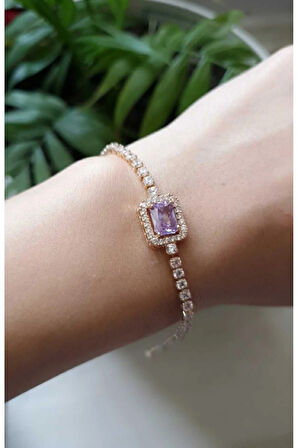 SU YOLU BAGET TAŞLI 316L ÇELİK BİLEKLİK VİP PASLANMAZ ÇELİK ANTİ ALERJİK KARARMAZ SERİ FMACCESORİES