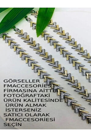 Balık Sırtı Çelik Çavuş V Bileklik Kılçık Vip Seri Kararmaz 316 L Xuping Çelik Model Fmaccesories