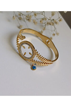 ÇELİK 316 STANLEE STEEL DAMGALI ÇEYREK ALTIN TAKILABİLEN BOŞ KELEPÇE FMA223