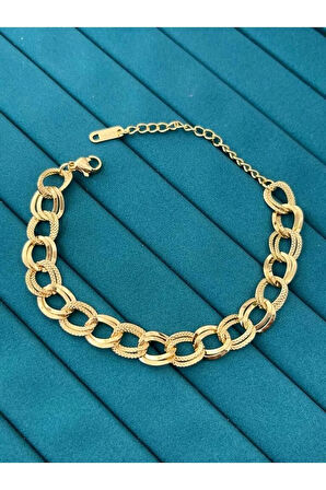 Çelik Gold İnce Samanyolu Bileklik