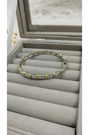 XoX model gold detaylı çelik kelepçe