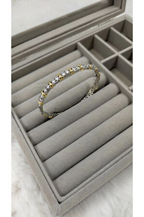 XoX model gold detaylı çelik kelepçe
