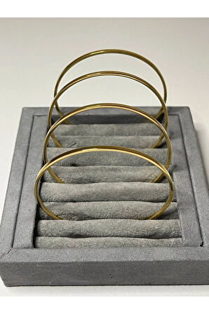 4'lü İnce Çelik Ajda Bilezik