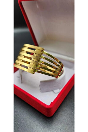 6'lı Kaburga Kelepçe - Gold