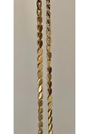 Çelik Arpa Zincir Bileklik [23cm]