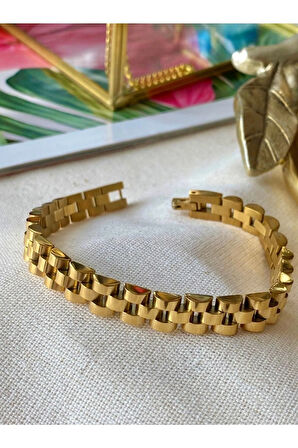 Rollo No2 - Kararmaz Erkek Çelik Bileklik