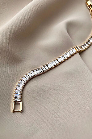 Dikdörtgen Montürlü Su Yolu 316l Çelik Bileklik