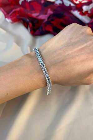 Dikdörtgen Montürlü Su Yolu 316l Çelik Bileklik