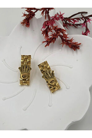 ÇELİK KADIN KÜPE PASLANMAZ ÇELİK RENK BOY AÇIKLAMADA YAZIYOR GÖRSELLER FMACCESORİES MARKASININDIR