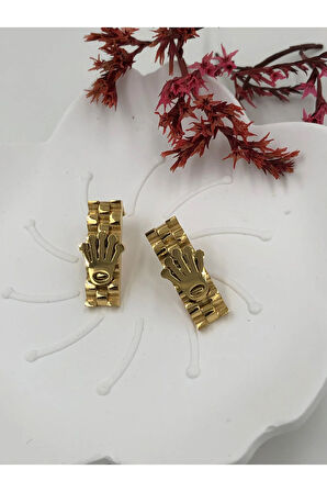 ÇELİK KADIN KÜPE PASLANMAZ ÇELİK RENK BOY AÇIKLAMADA YAZIYOR GÖRSELLER FMACCESORİES MARKASININDIR