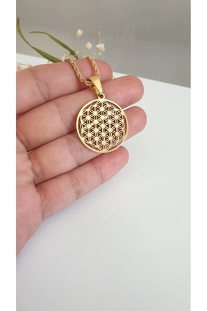 Çelik Kadın Kolye  ÇELİK YAŞAM AĞACI KOLYE KADIN  316L KARARMAZ RENK GARANTİLİDİR 14 K GOLD  60 CM VE 45 CM