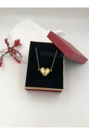 Çelik Kadın Kolye  Çelik Kadın Kolye Paslanmaz Çelik 14k Gold Kadın 45 cm Kolye Antialerjik HEDİYE KUTULU
