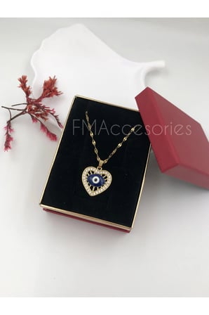 Çelik Kadın Kolye  Çelik Kadın Kolye Paslanmaz Çelik 14k Gold Kadın 45 cm Kolye Antialerjik HEDİYE KUTULU