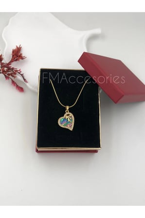 Çelik Kadın Kolye  Çelik Kadın Kolye Paslanmaz Çelik 14k Gold Kadın 45 cm Kolye Antialerjik HEDİYE KUTULU