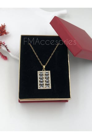 Çelik Kadın Kolye  Çelik Kadın Kolye Paslanmaz Çelik 14k Gold Kadın 45 cm Kolye Antialerjik HEDİYE KUTULU