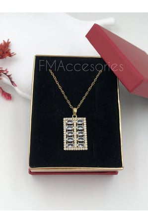 Çelik Kadın Kolye  Çelik Kadın Kolye Paslanmaz Çelik 14k Gold Kadın 45 cm Kolye Antialerjik HEDİYE KUTULU