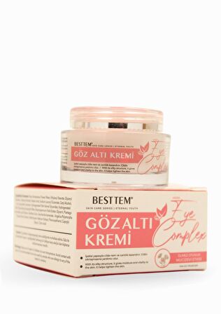 Göz Altı Kremi Sarkma Karşıtı, Torba Oluşumu Karşıtı Göz Çevresi Kremi Hyalüronik 15 ml