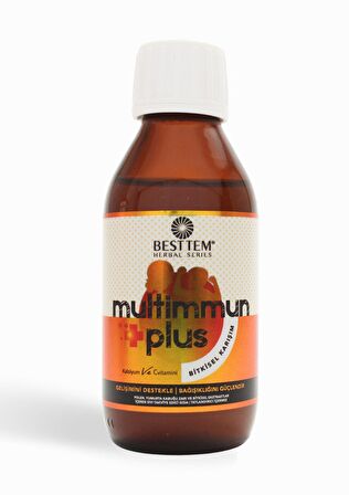 Multimmun Plus C Vitamini Ve Kalsiyum Deposu Günlük Kullanım Takviye Gıda Doğal 100ml