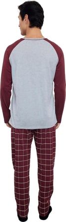 Erkek Kareli Pijama Takımı Bisiklet Yaka Reglan Kol Fonksiyonel Dayanıklı Kaliteli Estetik