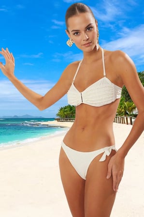 Modern Straplez Bikini Takımı Su Sporları İçin Premium Kalite Yaz Koleksiyonu Plaj Ve Havuz