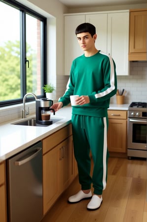 Erkek Şerit Detaylı Relaxed Fit Pijama Takımı Fonksiyonel Dayanıklı Kaliteli Konforlu Spor