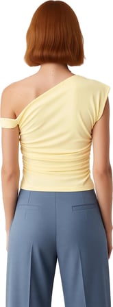 Moda Bisiklet Yaka Örme Regular Düz Desen Casual Günlük Regular Kolsuz Bluz