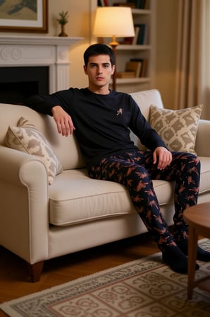 Erkek Animal Desenli Regular Fit Pijama Takımı Fonksiyonel Dayanıklı Kaliteli Konforlu Şık