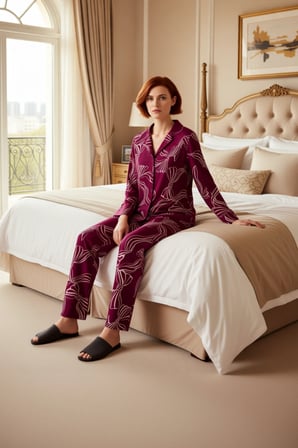 Kadın Viskon Dokuma Kaplan Desenli Pijama Takımı Fonksiyonel Dayanıklı Kaliteli Konforlu Şık