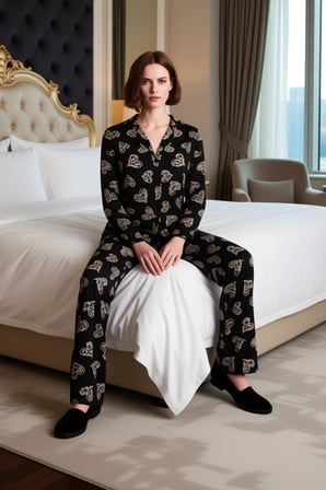 Kadın Baskılı Pijama Takımı Fonksiyonel Dayanıklı Kaliteli Konforlu Estetik Premium Modern