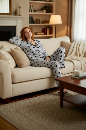 Kadın Kalpli Ev Giyim Pijama Takımı Fonksiyonel Dayanıklı Kaliteli Konforlu Estetik Modern