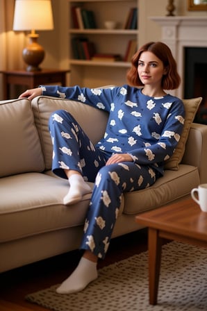 Kadın Ekose Desenli Pijama Takımı Bisiklet Yaka Fonksiyonel Dayanıklı Kaliteli Konforlu Şık