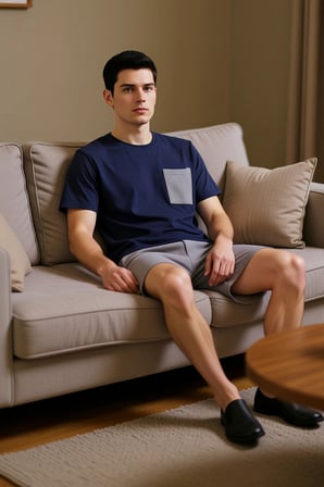 Erkek Waffle Dokulu Pijama Takımı Regular Fit Fonksiyonel Dayanıklı Kaliteli Konforlu Spor