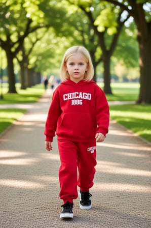 Chicago 1886 Kapüşonlu Oversize Sweatshirt ve Eşofman Altı Takımı Genç Kaliteli Şık Rahat