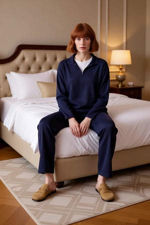 Kadın Kiraz Desenli Waffle Fermuarlı Pijama Takımı Fonksiyonel Dayanıklı Kaliteli Konforlu