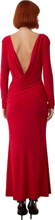 Kışlık Sezon Kadın Elbise Bodycon Kalıp Maxi Boy Uzun Kollu Örme Sandy Kumaş Mezuniyet Balosu