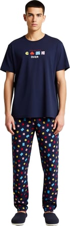 Erkek Ev Giyim Oyun Desenli Pijama Fonksiyonel Dayanıklı Kaliteli Konforlu Estetik Premium