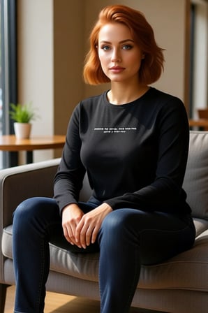 Kadın Slogan Yazılı Bisiklet Yaka Uzun Kollu Vücuda Oturan Esnek Örme Crop Üst Kaliteli Şık