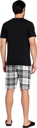 Erkek Ekose Şortlu Pijama Takımı Cool Comfort Fonksiyonel Dayanıklı Kaliteli Konforlu Spor
