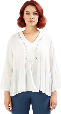 Kadın V Yaka Uzun Kollu Peplum Dokuma Üst Şık ve Konforlu Seçenek Kaliteli Şık Rahat Modern
