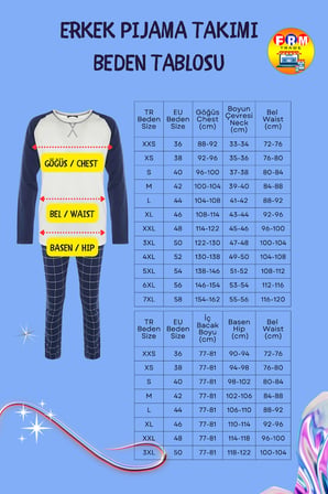 Erkek Kareli Pijama Takımı Bisiklet Yaka Reglan Kol Fonksiyonel Dayanıklı Kaliteli Estetik