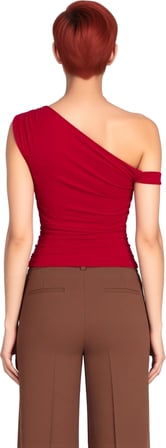 Moda Bisiklet Yaka Örme Regular Düz Desen Casual Günlük Regular Kolsuz Bluz
