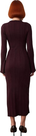 Kadın Cool Ve Konforlu Bodycon Dik Yaka Maxi Elbise Kış Sonbahar İçin İdeal Günlük Zarafet