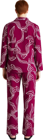 Kadın Viskon Dokuma Kaplan Desenli Pijama Takımı Fonksiyonel Dayanıklı Kaliteli Konforlu Şık