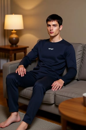 Erkek Antrasit Regular Fit Uzun Kollu Pijama Takımı Fonksiyonel Dayanıklı Kaliteli Estetik