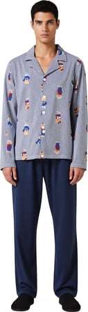 Çiftlere Özel Ayıcık Desenli Pijama Takımı Fonksiyonel Dayanıklı Kaliteli Konforlu Estetik