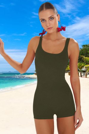Modern Mayo Özel Tasarım Su Sporları İçin Swimsuit Şık Detaylı Esnek Kumaş Premium Kalite